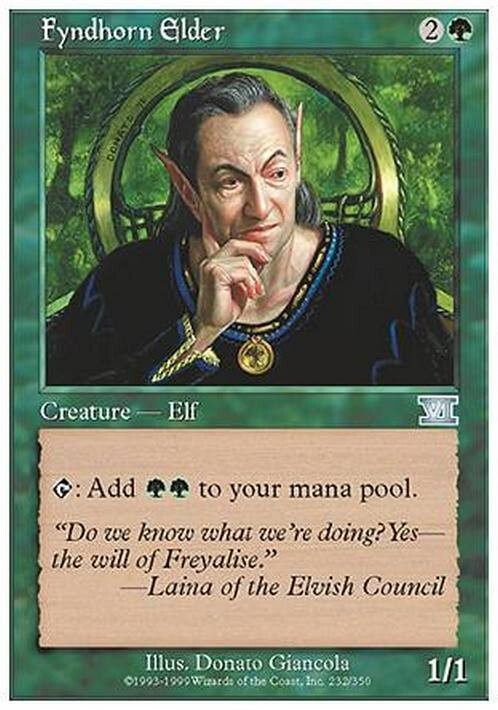 Fyndhorn Elder ~ Sixth Edition [ EX ] [ Magic MTG ]