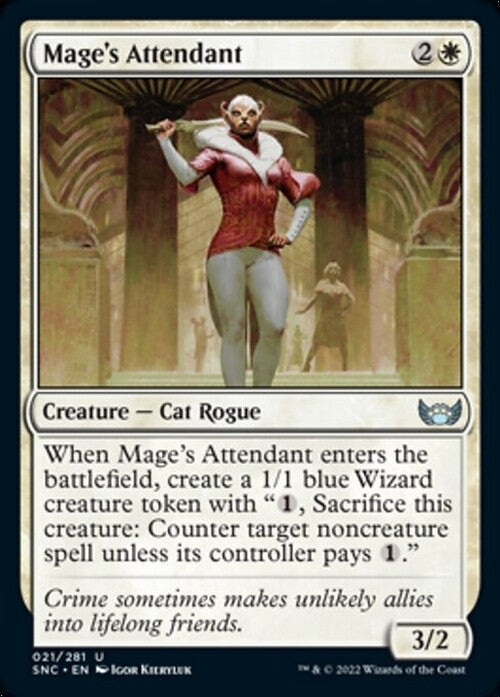 Mage's Attendant ~ Streets of New Capenna [ NM ] [ Magic MTG ]