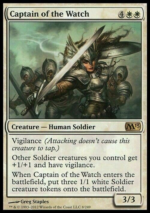 Captain of the Watch ~ Magic 2013 [ EX ] [ Magic MTG ]