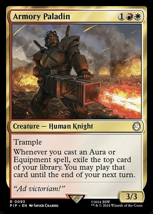 Armory Paladin ~ Commander: Fallout [ NM ] [ Magic MTG ]