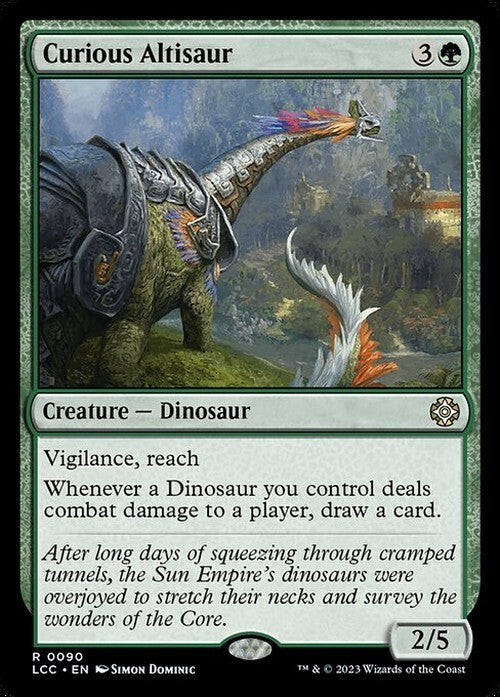 Curious Altisaur ~ Commander: The Lost Caverns of Ixalan [ NM ] [ MTG ]