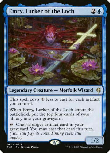 Emry, Lurker of the Loch ~ Throne of Eldraine [ NM ] [ Magic MTG ]