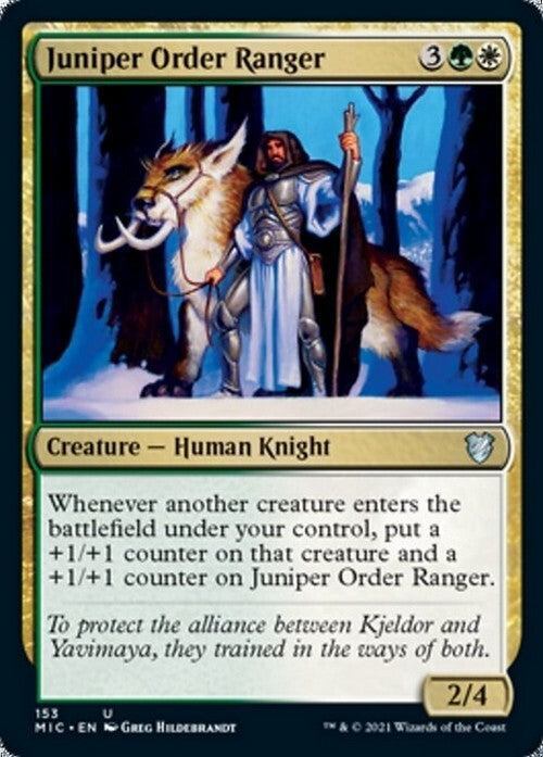 Juniper Order Ranger ~ Commander: Midnight Hunt [ NM ] [ Magic MTG ]