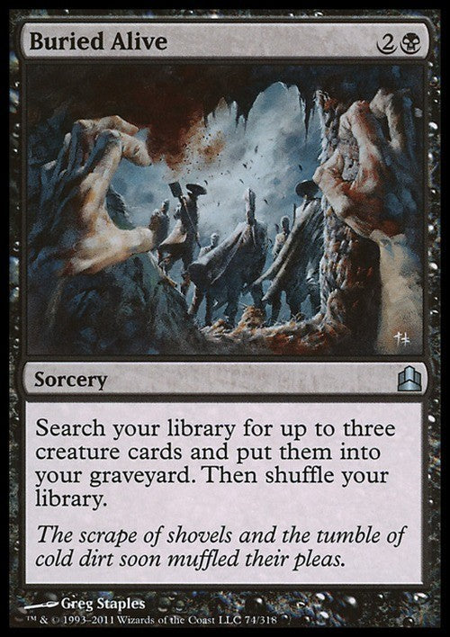 Buried Alive ~ Commander 2011 [ EX ] [ Magic MTG ]