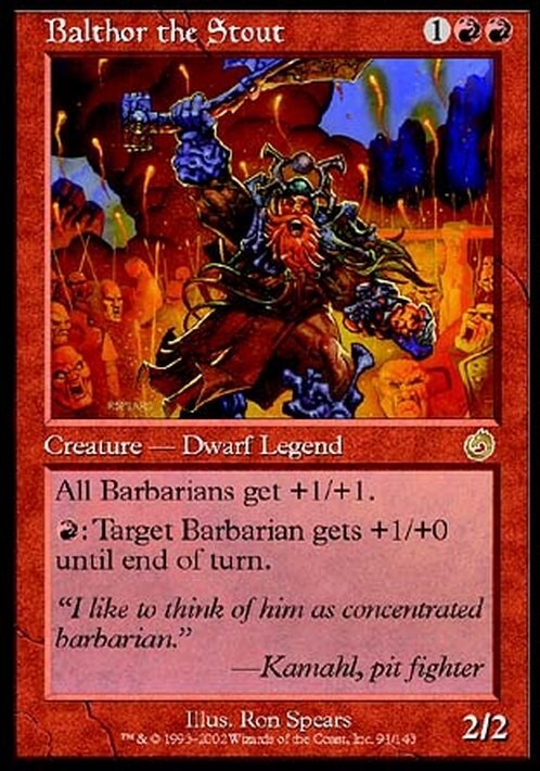 Balthor the Stout ~ Torment [ EX ] [ Magic MTG ]