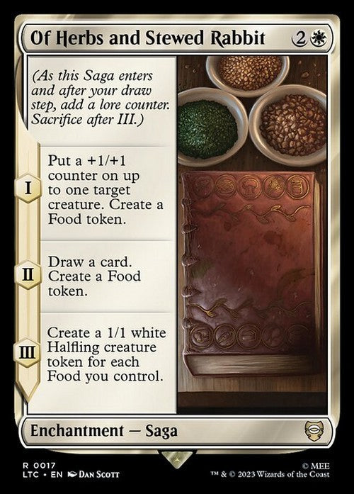 Of Herbs and Stewed Rabbit ~ Commander: Lord of the Rings [ NM ] [ Magic MTG ]