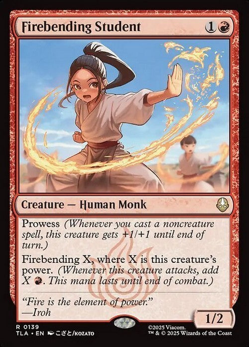 Firebending Student ~ Avatar: The Last Airbender [ NM ] [ Magic MTG ]
