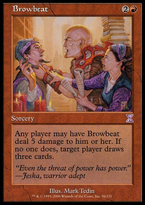Browbeat ~ Time Spiral [ EX ] [ Magic MTG ]