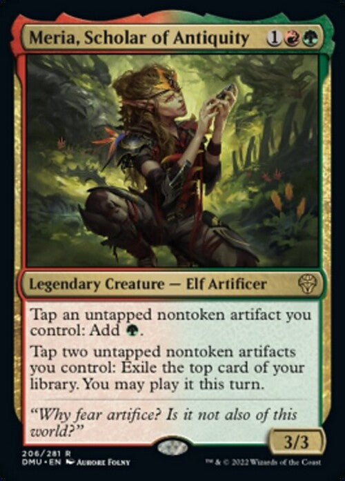Meria, Scholar of Antiquity ~ Dominaria United [ NM ] [ Magic MTG ]