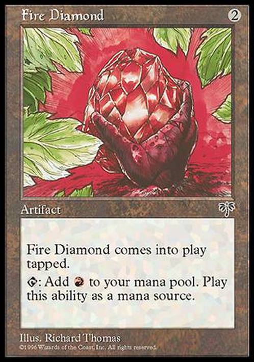 Fire Diamond ~ Mirage [ EX ] [ Magic MTG ]