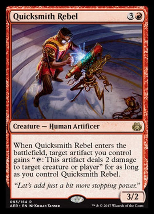 Quicksmith Rebel ~ Aether Revolt [ EX ] [ Magic MTG ]