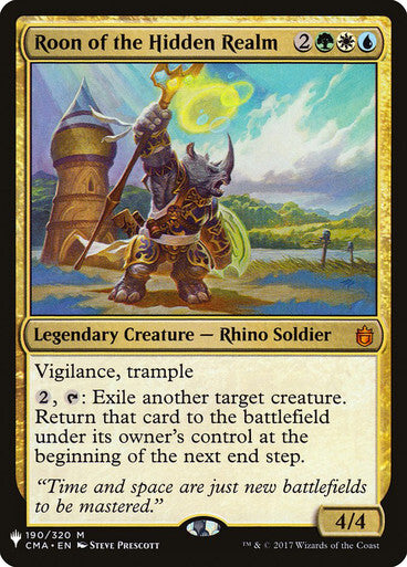 Roon of the Hidden Realm ~ The List [ NM ] [ Magic MTG ]