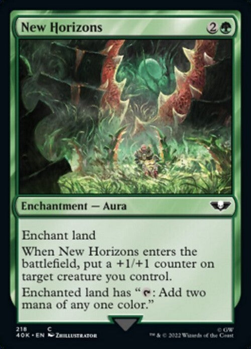 New Horizons ~ Commander: Warhammer 40,000 [ NM ] [ Magic MTG ]