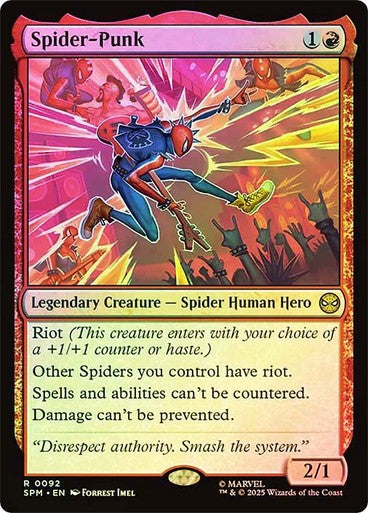 FOIL Spider-Punk ~ Spider-Man [ NM ] [ Magic MTG ]