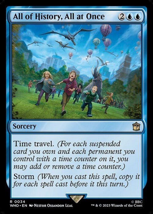All of History, All at Once ~ Commander: Doctor Who [ NM ] [ Magic MTG ]