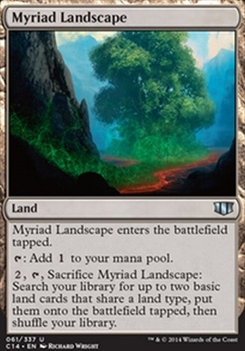 Myriad Landscape ~ Commander 2014 [ EX ] [ Magic MTG ]