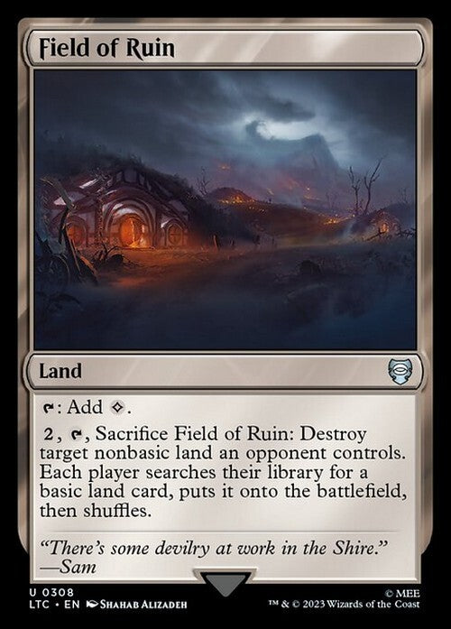 Field of Ruin ~ Commander: Lord of the Rings [ NM ] [ Magic MTG ] - London Magic Traders Ltd