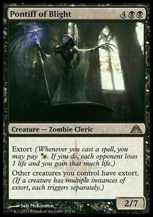 Pontiff of Blight ~ Dragon's Maze [ EX ] [ Magic MTG ]