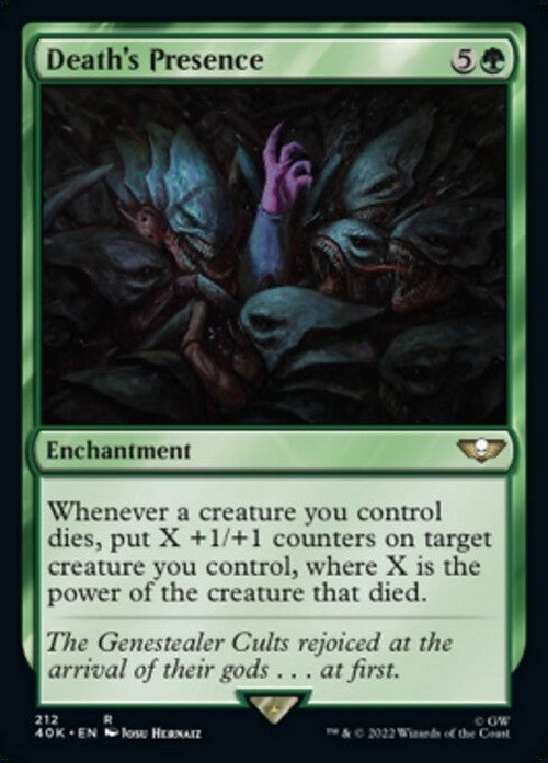 Death's Presence ~ Commander: Warhammer 40,000 [ NM ] [ Magic MTG ]