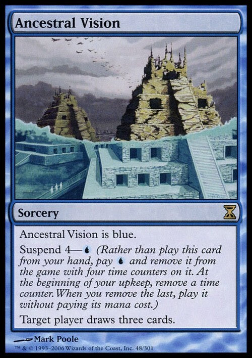 Ancestral Vision ~ Time Spiral [ PLAYED ] [ Magic MTG ]