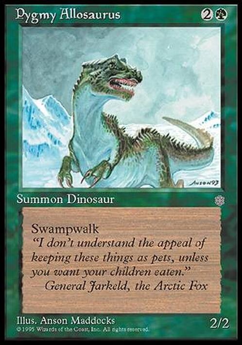 Pygmy Allosaurus ~ Ice Age [ EX ] [ Magic MTG ]