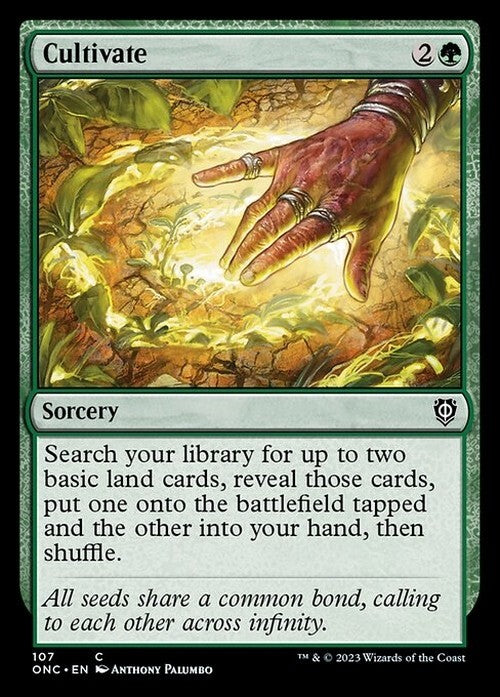 Cultivate ~ Commander: Phyrexia [ NM ] [ Magic MTG ]