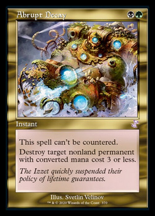 Abrupt Decay ~ Time Spiral Remastered [ NM ] [ Magic MTG ]