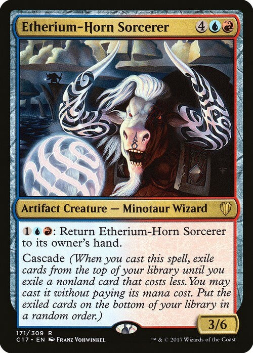 Etherium-Horn Sorcerer ~ Commander 2017 [ EX ] [ Magic MTG ]