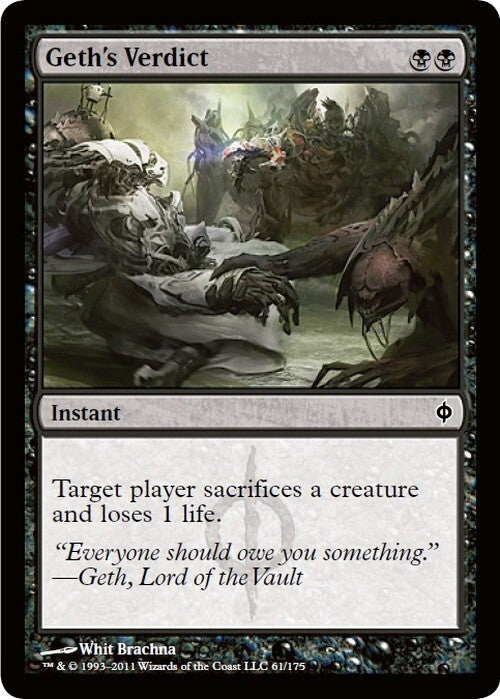 Geth's Verdict ~ New Phyrexia [ EX ] [ Magic MTG ]
