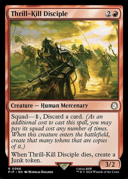 Thrill-Kill Disciple ~ Commander: Fallout [ NM ] [ Magic MTG ]