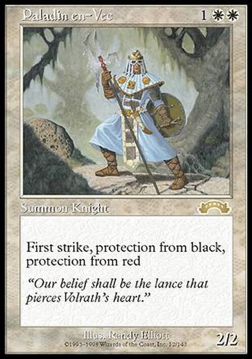 Paladin en-Vec ~ Exodus [ EX ] [ Magic MTG ]