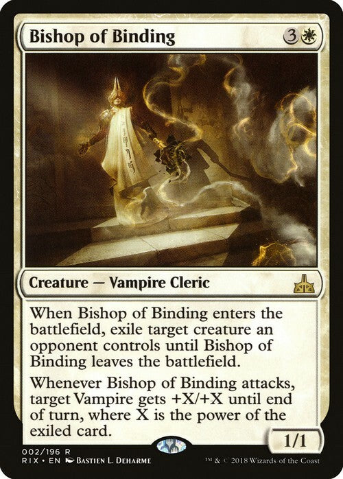 Bishop of Binding ~ Rivals of Ixalan [ EX ] [ Magic MTG ]