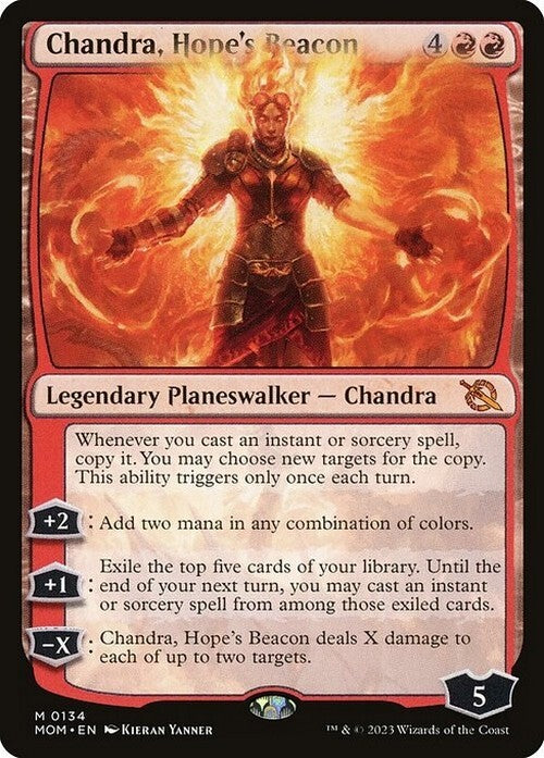 Chandra, Hope's Beacon ~ March of the Machine [ NM ] [ Magic MTG ]