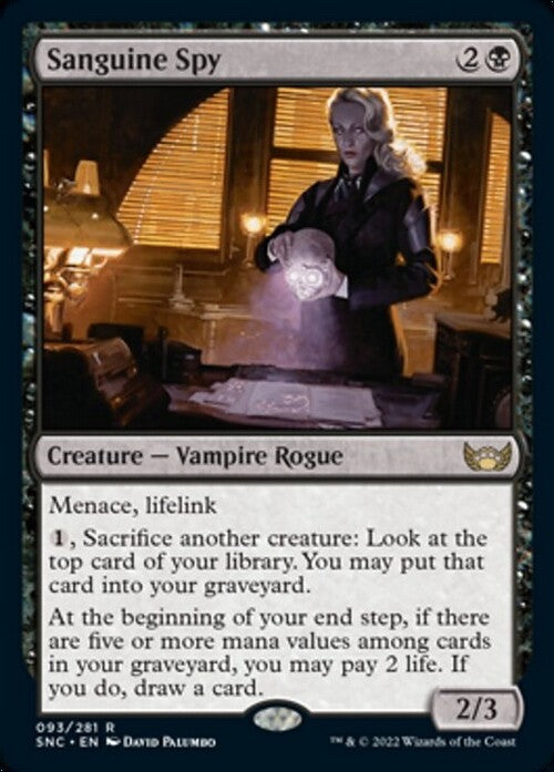 Sanguine Spy ~ Streets of New Capenna [ NM ] [ Magic MTG ]
