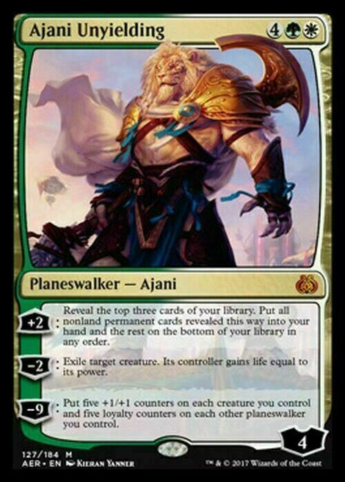 Ajani Unyielding ~ Aether Revolt [ EX ] [ Magic MTG ]