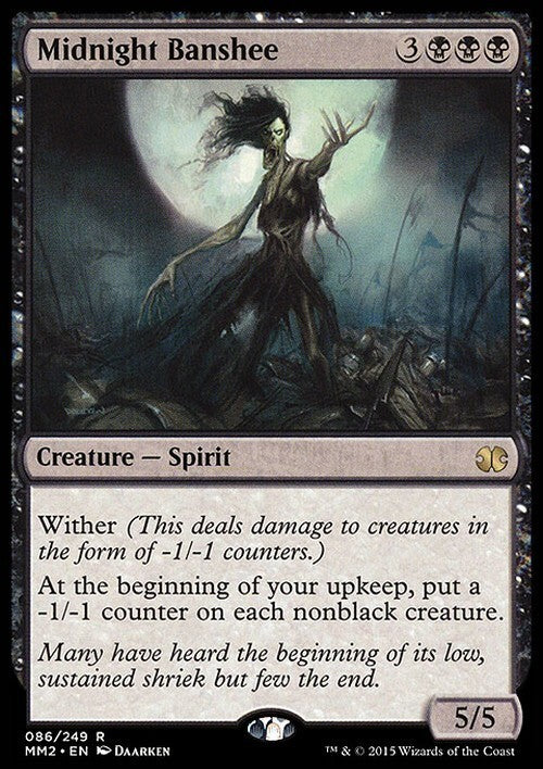 Midnight Banshee ~ Modern Masters 2015 [ EX ] [ Magic MTG ]