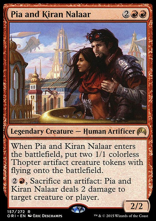 Pia and Kiran Nalaar ~ Magic Origins [ EX ] [ Magic MTG ]