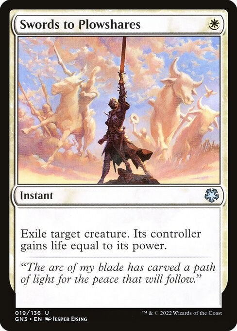 Swords to Plowshares ~ Game Night: Free For All [ NM ] [ Magic MTG ]