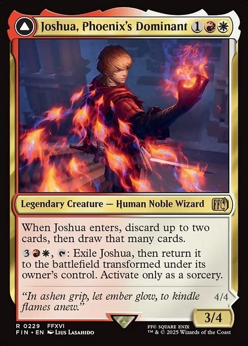 Joshua, Phoenix's Dominant ~ Final Fantasy [ NM ] [ Magic MTG ]