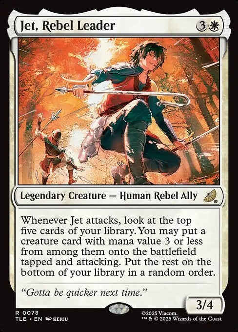 Jet, Rebel Leader ~ Avatar: The Last Airbender [ NM ] [ Magic MTG ]