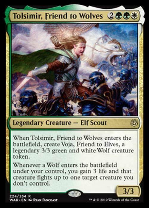 Tolsimir, Friend to Wolves ~ War of the Spark [ NM ] [ Magic MTG ]