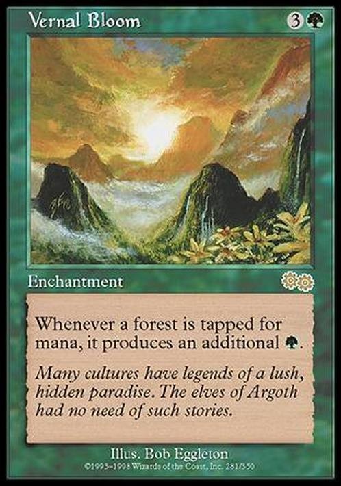 Vernal Bloom ~ Urza's Saga [ EX ] [ Magic MTG ]
