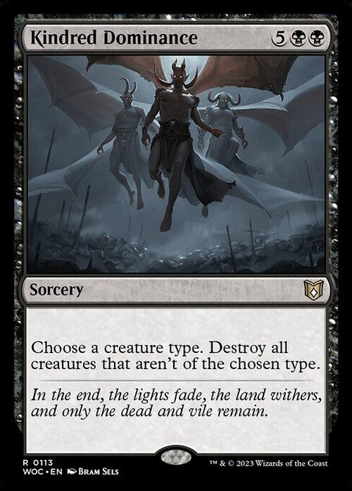 Kindred Dominance ~ Commander: Wilds of Eldraine [ NM ] [ Magic MTG ]