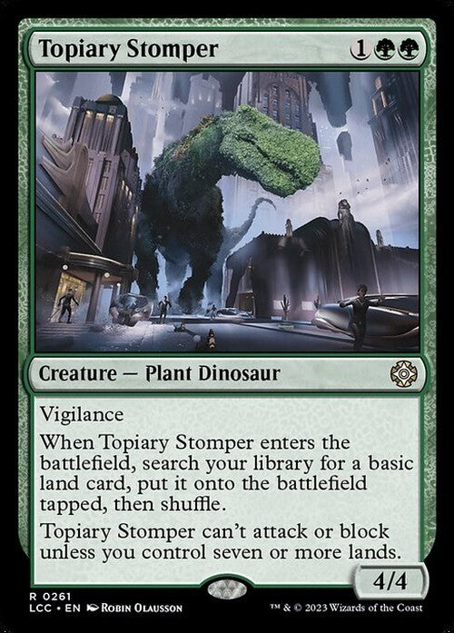 Topiary Stomper ~ Commander: The Lost Caverns of Ixalan [ NM ] [ Magic MTG ]