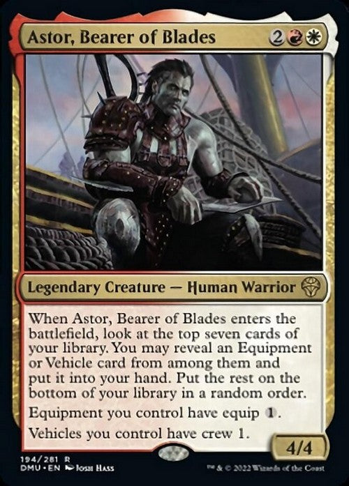 Astor, Bearer of Blades ~ Dominaria United [ NM ] [ Magic MTG ]