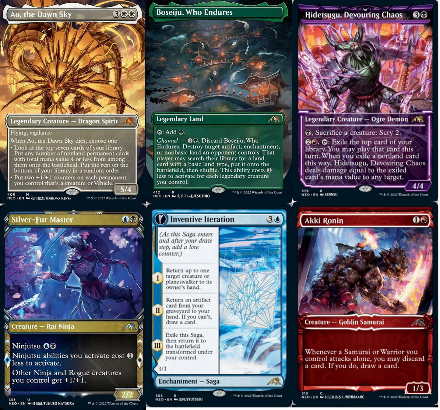 Choose your SHOWCASE ~ Kamigawa: Neon Dynasty [ NM ] [ Magic MTG ]