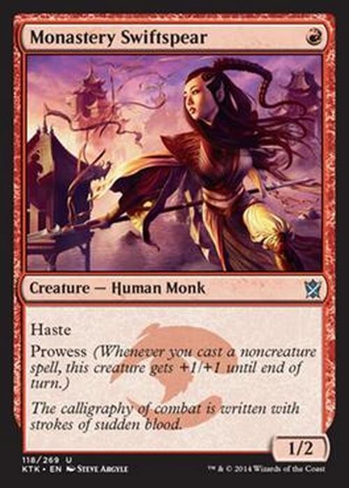 Monastery Swiftspear ~ Khans of Tarkir [ EX ] [ Magic MTG ]