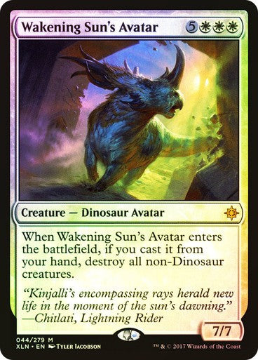 FOIL Wakening Sun's Avatar ~ Ixalan [ EX ] [ Magic MTG ]