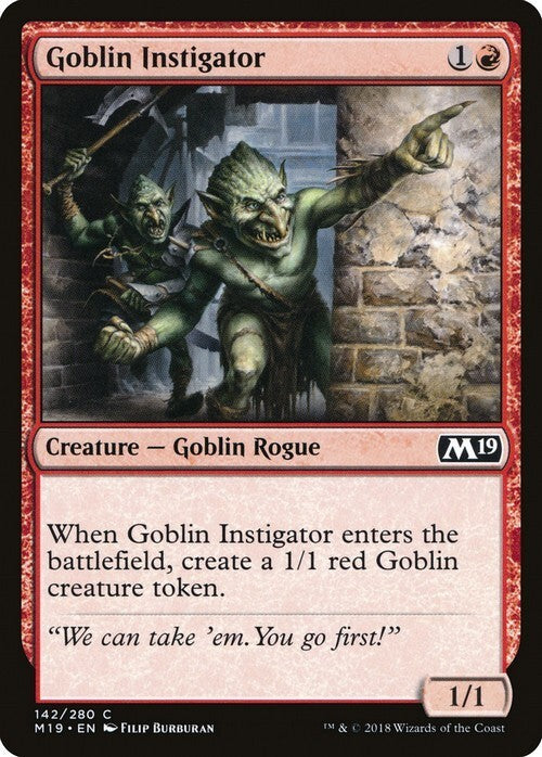 Goblin Instigator ~ Core 2019 [ EX ] [ Magic MTG ]