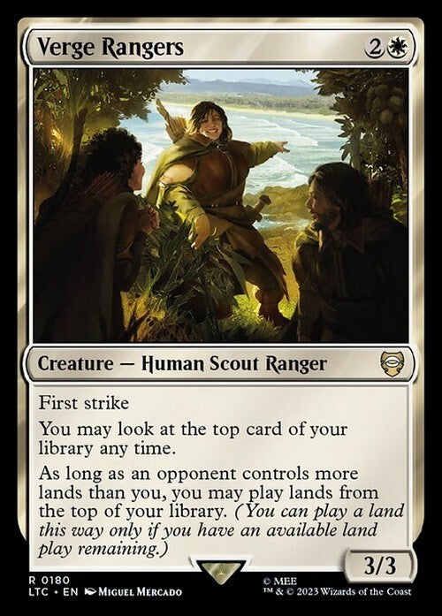 Verge Rangers ~ Commander: Lord of the Rings [ NM ] [ Magic MTG ]